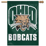 Ohio University Bobcats Vertical Flag